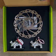 Load image into Gallery viewer, Juin Tech F1 Cable-Actuated Hydraulic Brake Caliper with 160mm Rotors