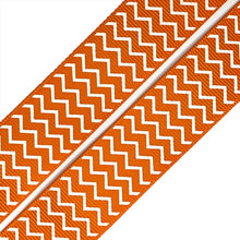 Load image into Gallery viewer, Passé Nylon Bartape Zigzag (Orange)