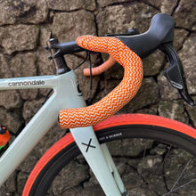 Load image into Gallery viewer, Passé Nylon Bartape Zigzag (Orange)