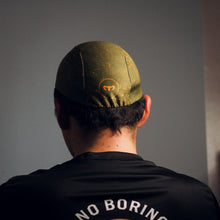 Load image into Gallery viewer, "Face of a Villain" Cycling Cap Olive