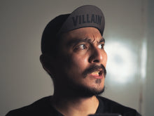 Load image into Gallery viewer, "Face of a Villain" Cycling Cap Grey