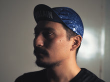 Load image into Gallery viewer, "Face of a Villain" Cycling Cap Blue