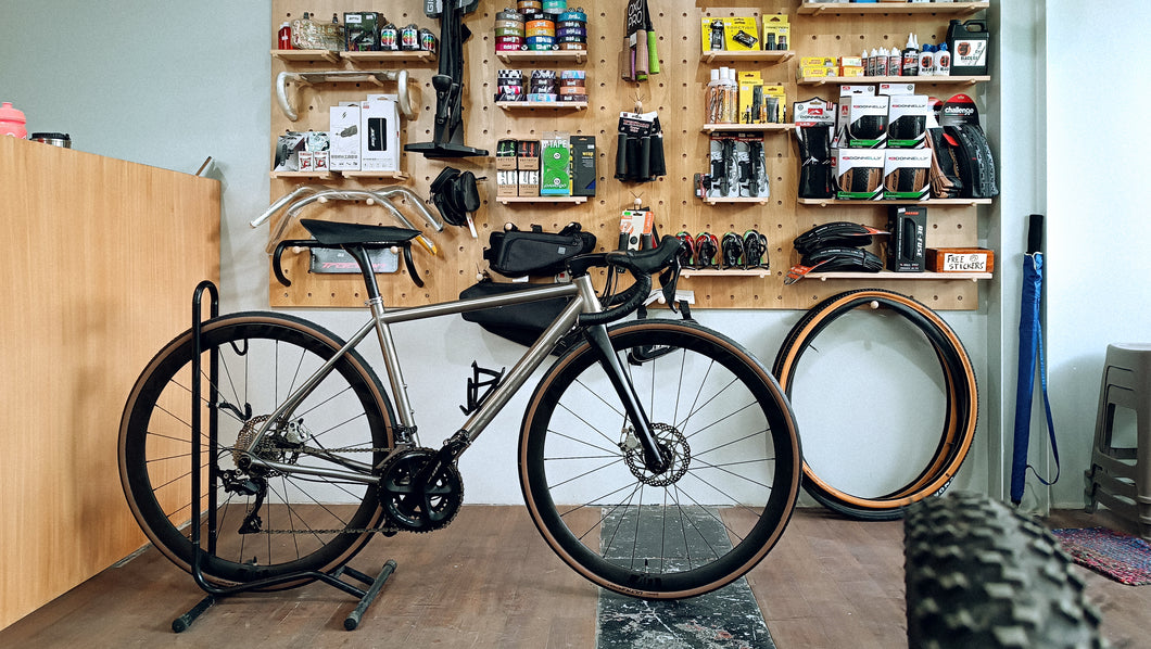 kespor gravel bike Kespor Opal Lite Titanium Upgraded size 47 (2nd Hand) – Villain Cycles PH