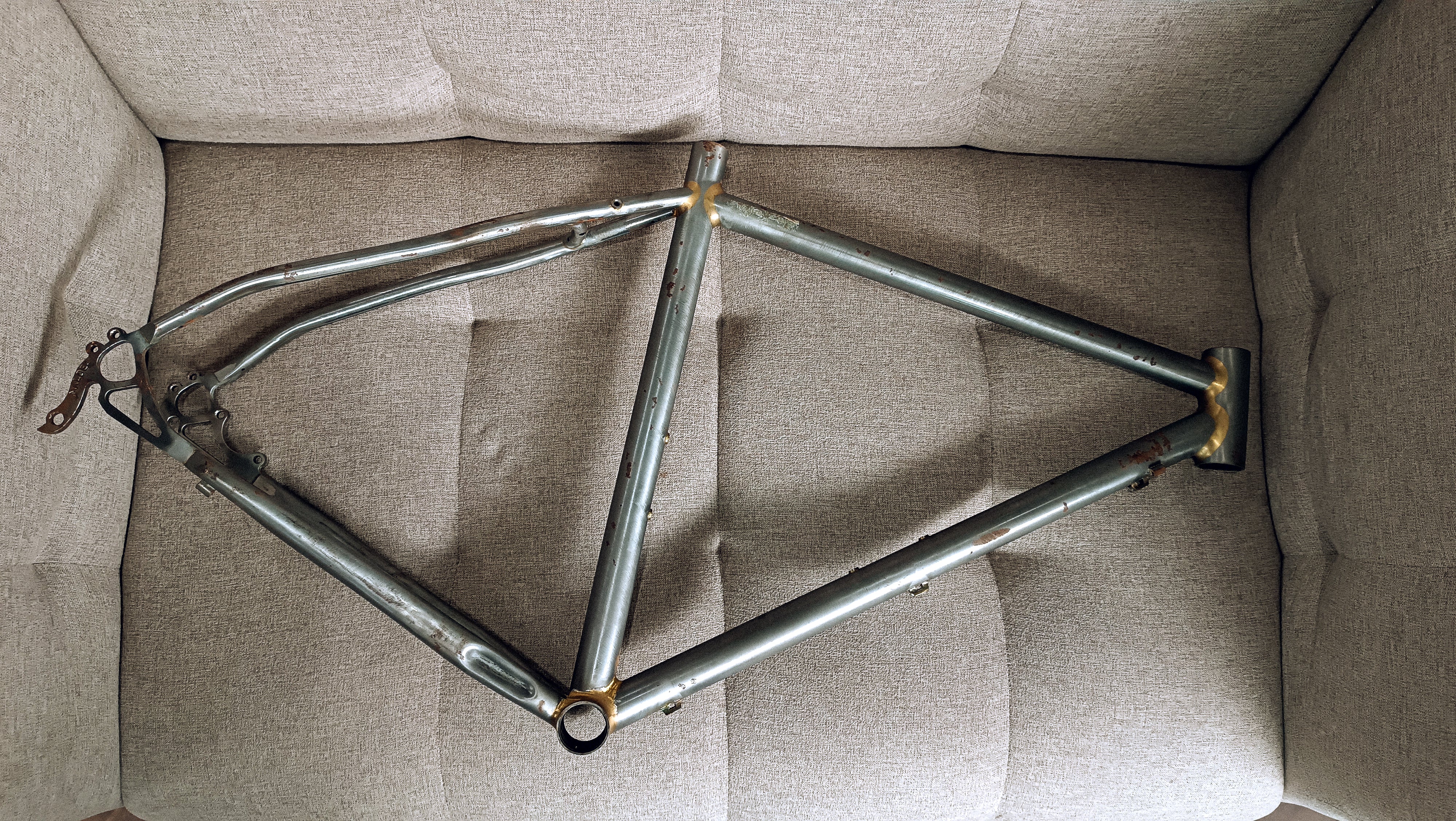 Bike Frame Clear Powder Coat Over Bare Metal Bike Powder Coating