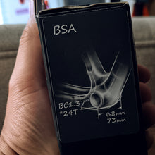 Load image into Gallery viewer, Token BB Cupset DUB BSA Threaded 68/73mm (NEW - 2nd hand)
