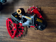 Load image into Gallery viewer, SRAM XX1 Gold Rear Derailleur w/ Garbaruk Cage and Shifter (2nd hand)
