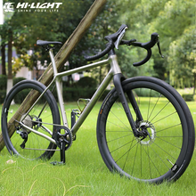 Load image into Gallery viewer, Hi-Light G0 Titanium Gravel Frameset
